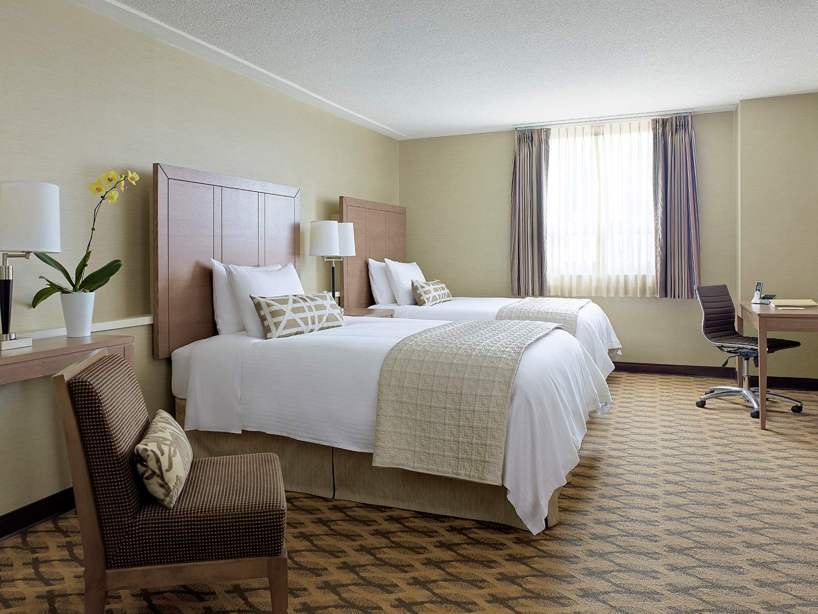 Double beds, Chelsea Room, Double Rooms, Chelsea Hotel, Toronto